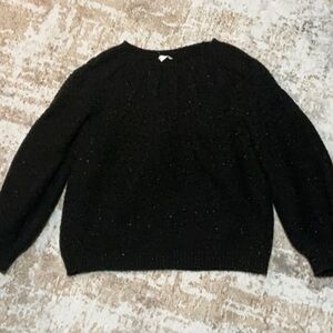 Tribal Jeans Black Sweater With Yellow Flecks